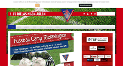 Desktop Screenshot of fc-rielasingen-arlen.de